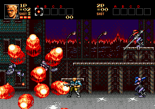 Contra - The Hard Corps (Japan) In game screenshot